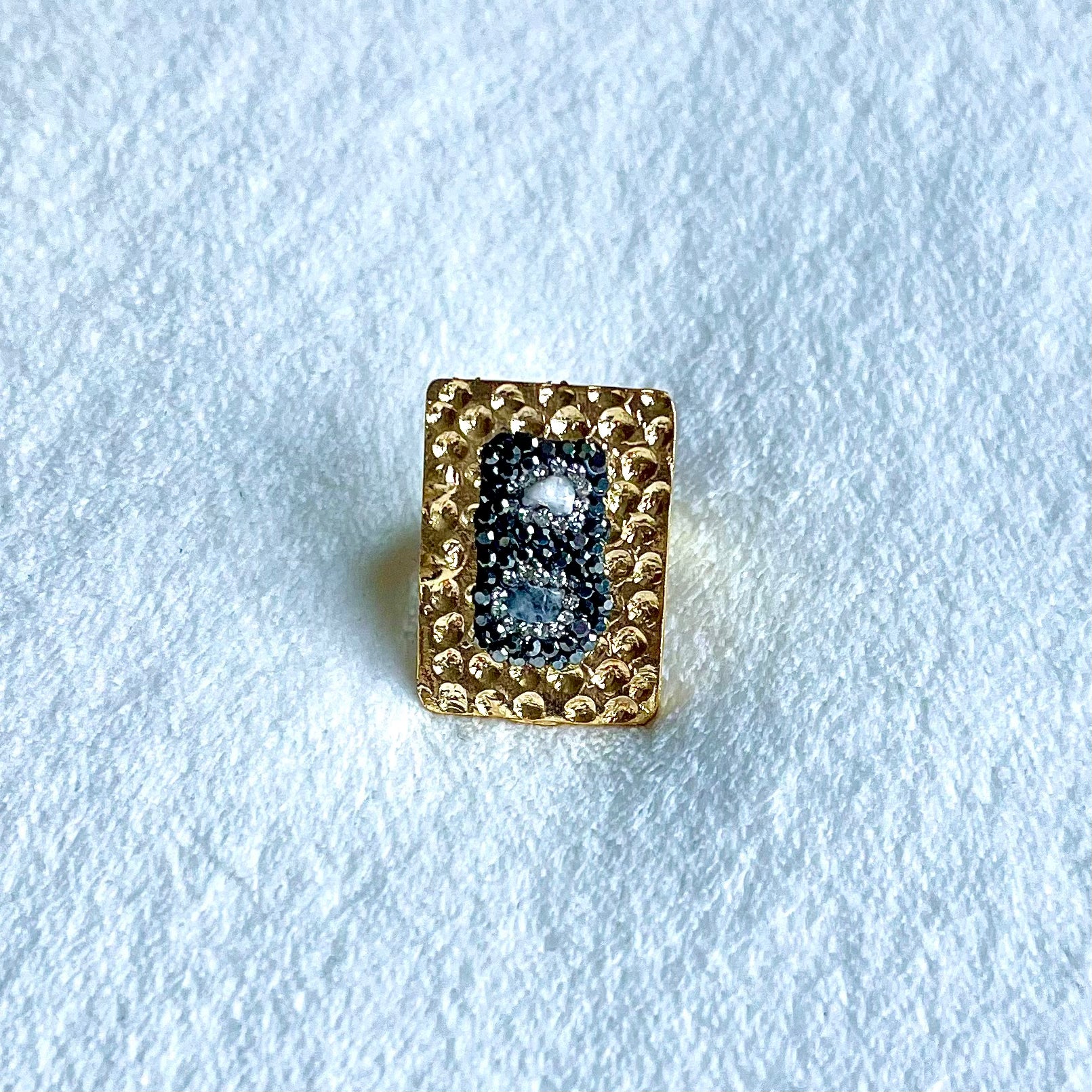 Asiyah's Collection - Gold Rectangular Ring - Ring