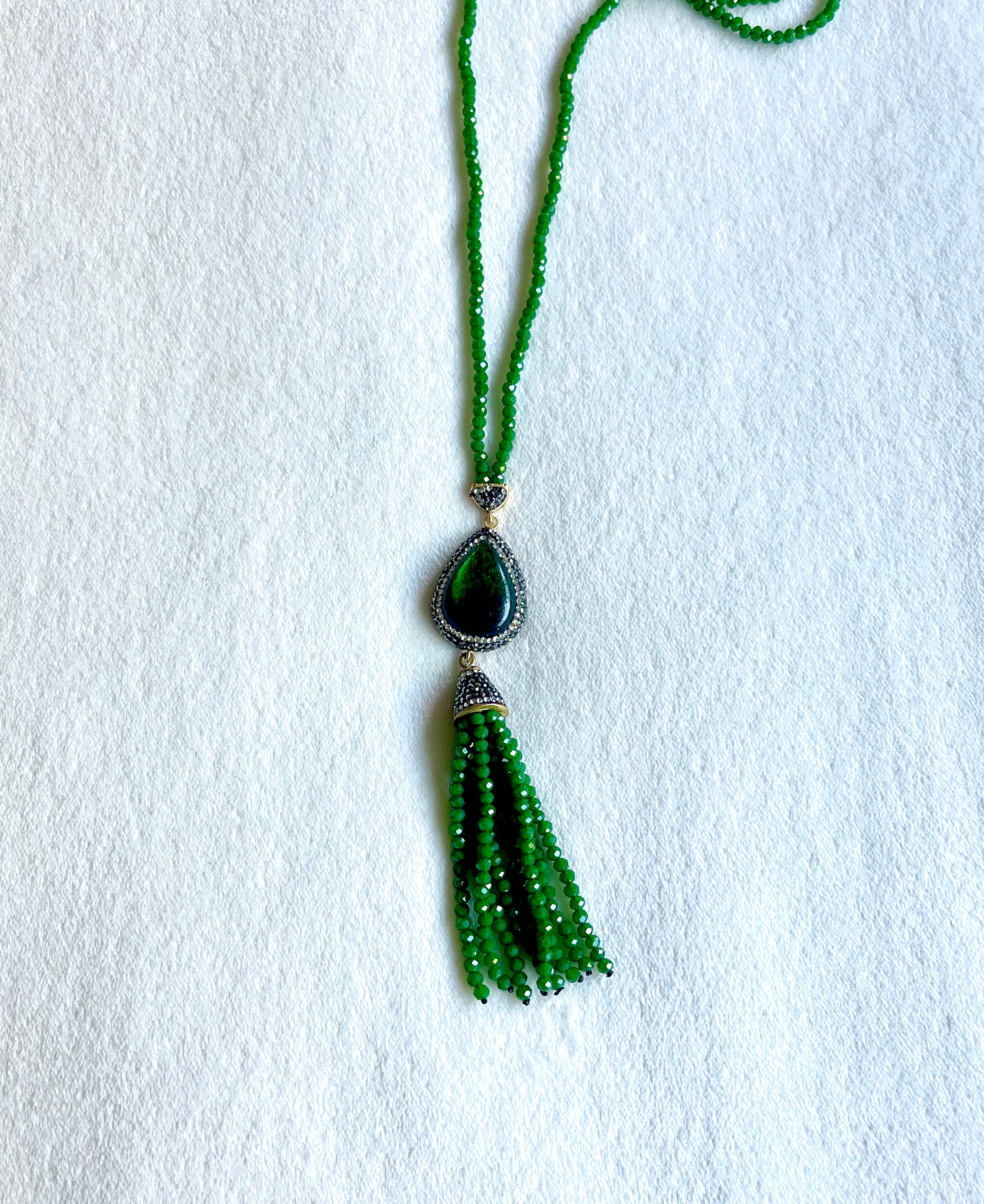 Asiyah's Collection - Emerald Necklace - Necklace