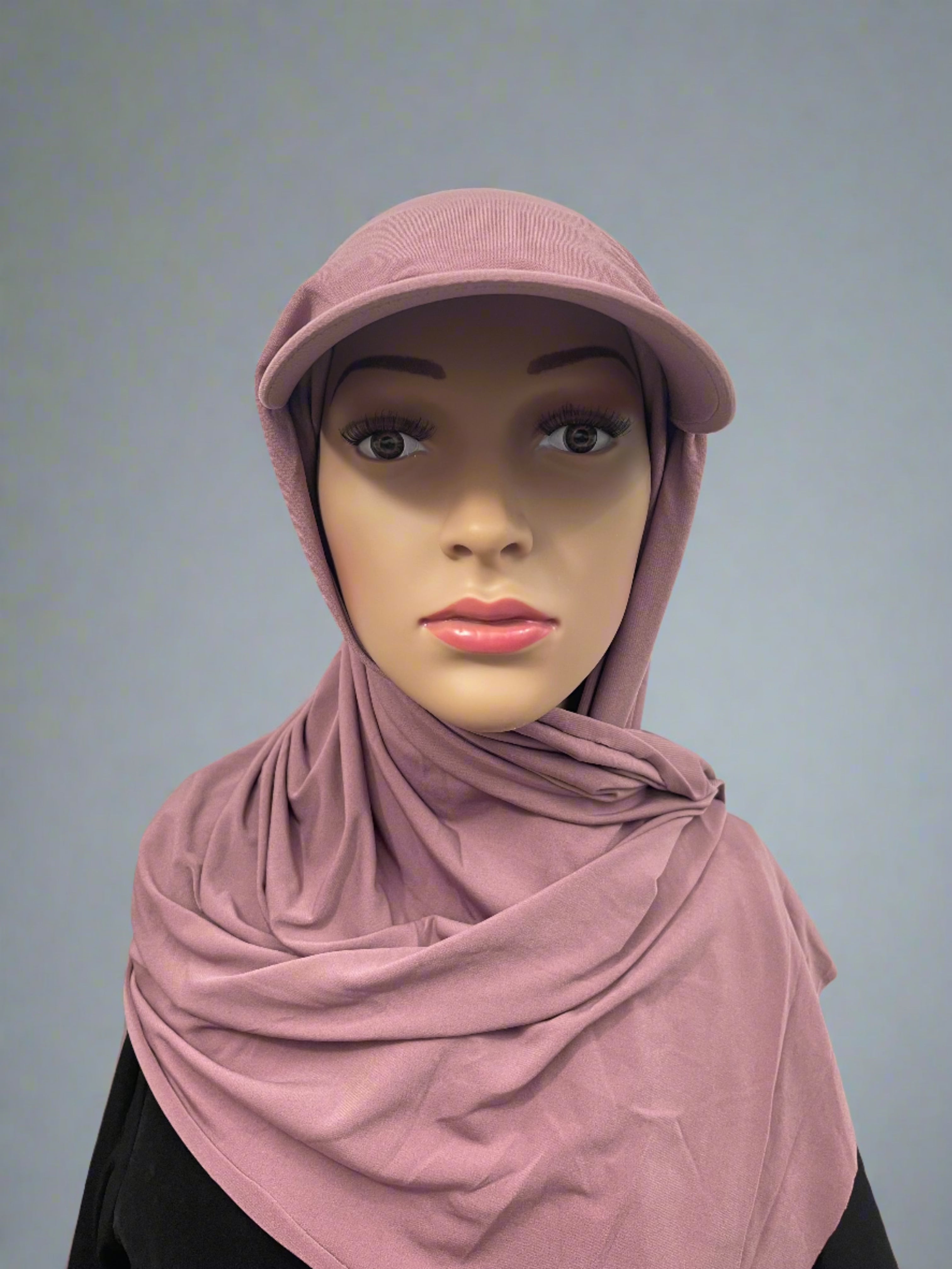 Asiyah's Collection - Premium Jersey Hijab with Cap - Hijab