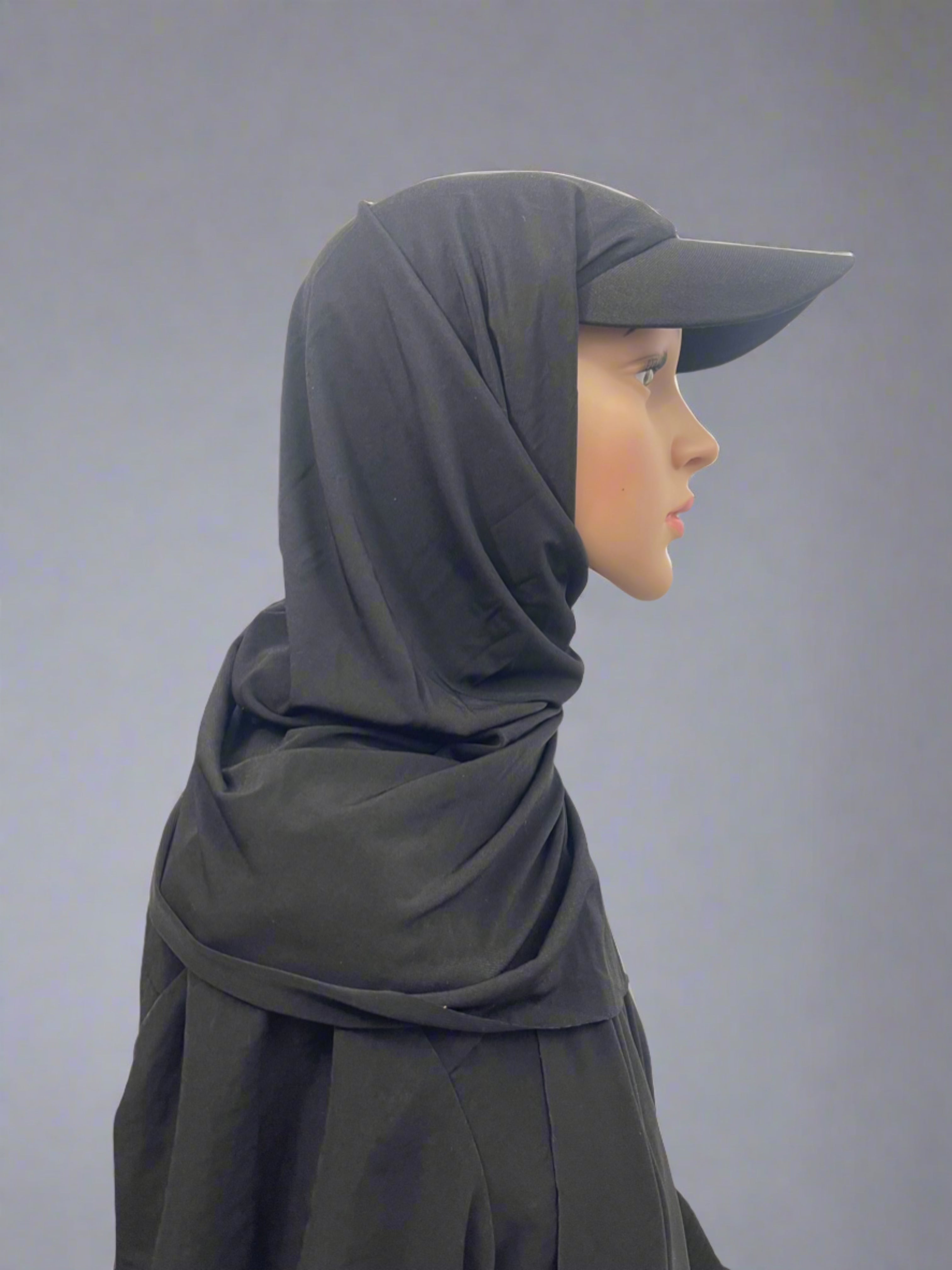 Asiyah's Collection - Premium Jersey Hijab with Cap - Hijab