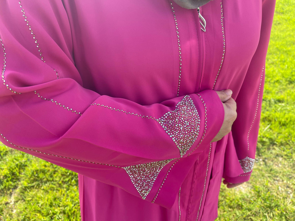 Asiyah's Collection - Sequined Abaya – Elegant & Modest | Asiyah’s Collection - Abaya