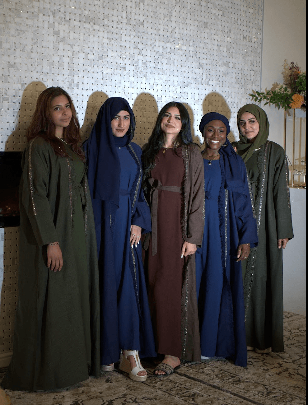 Asiyah's Collection - Rich Burgundy 4-Piece Abaya Set | Elegant & Modest Fashion – Asiyah’s Collection - Abaya