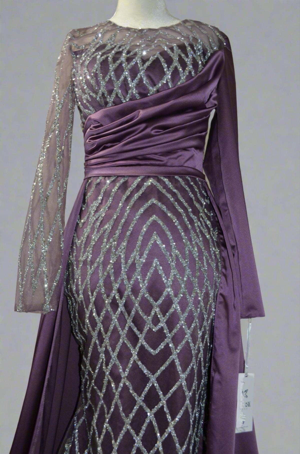Asiyah's Collection - Beautifully Sequinced Maxi Dress - Dress