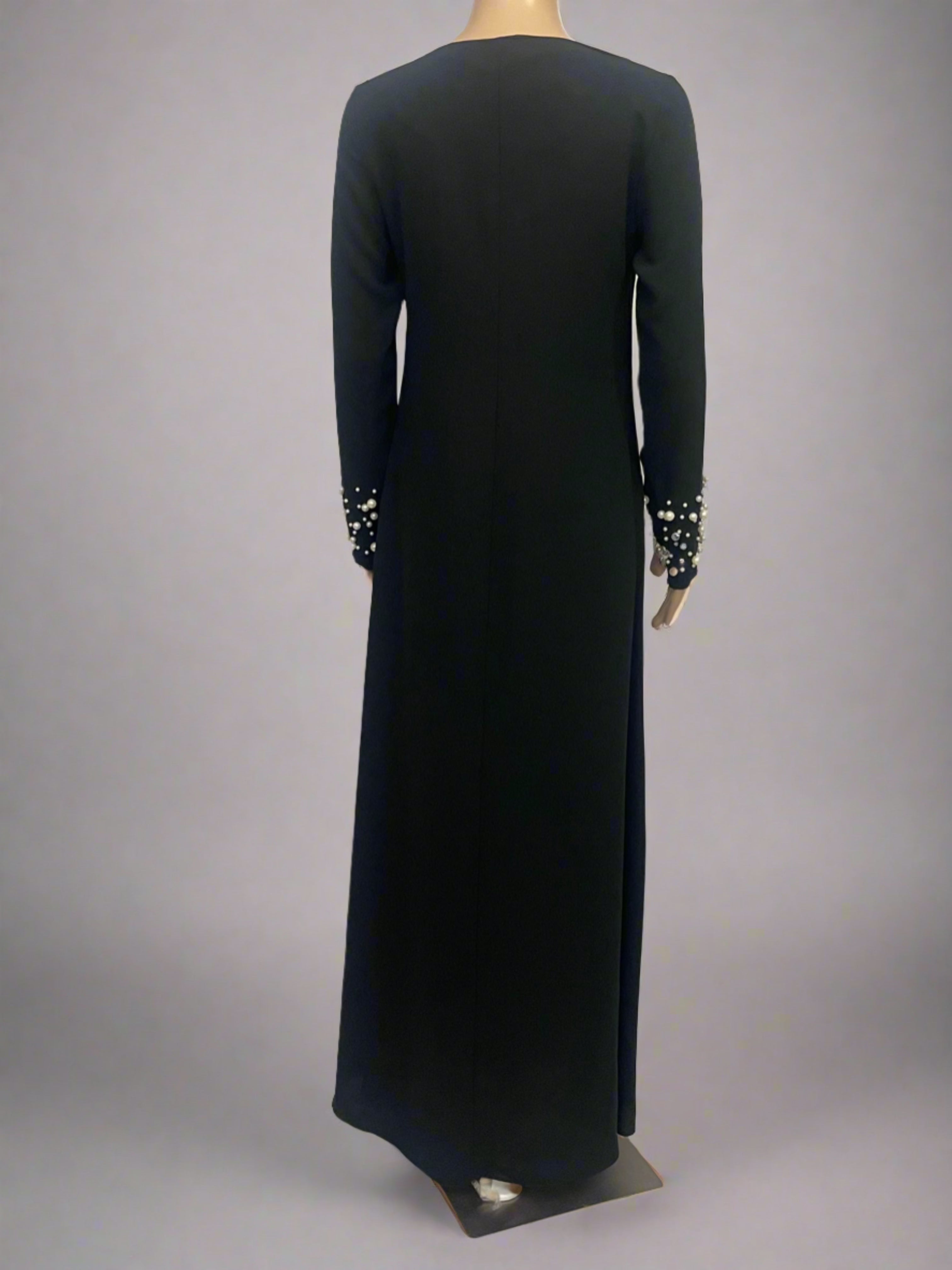 Asiyah's Collection - Pearl Modest Dress Black - Dress