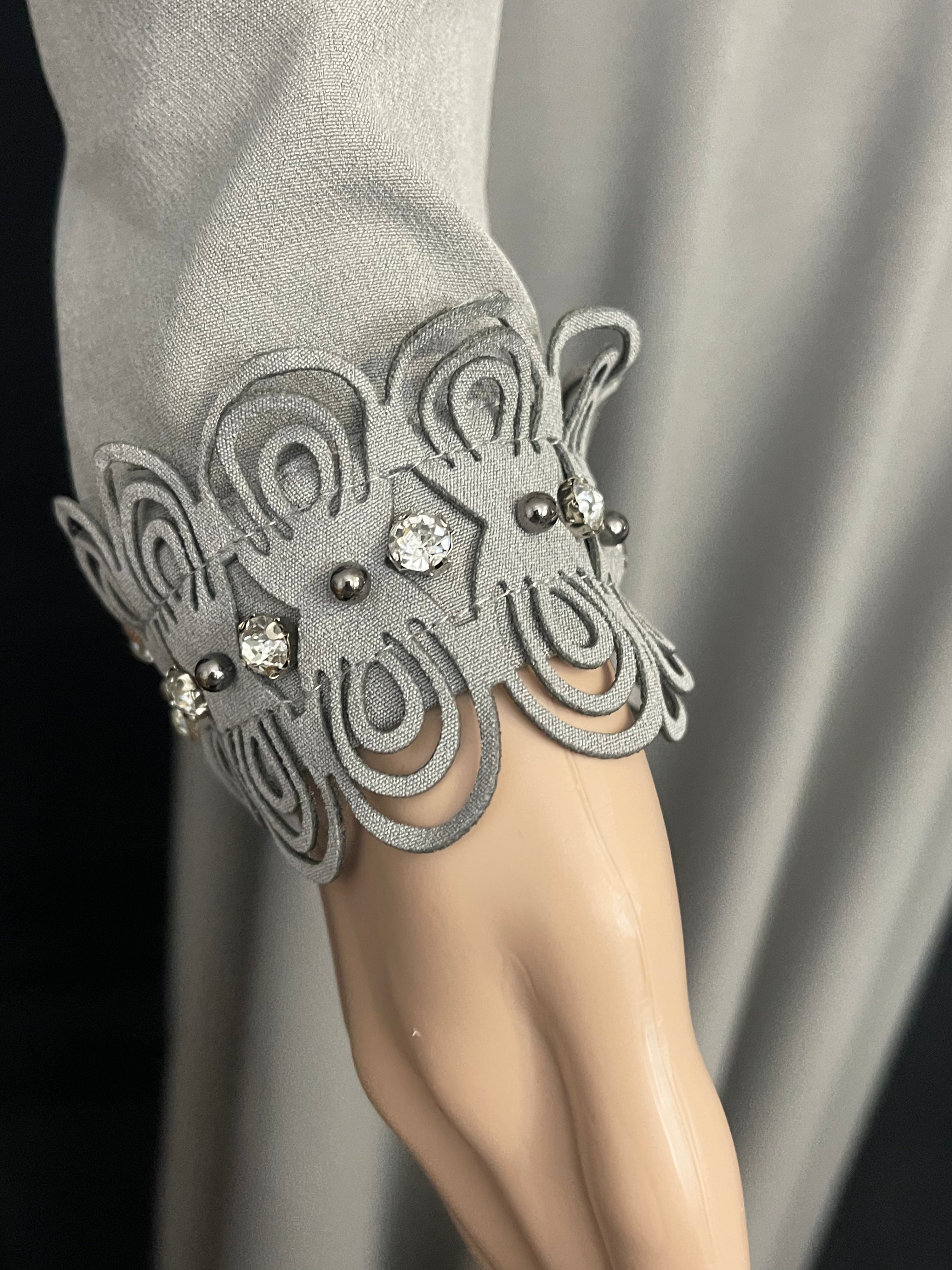 Asiyah's Collection - Rhinstone Emblished Maxi Dress - Dress