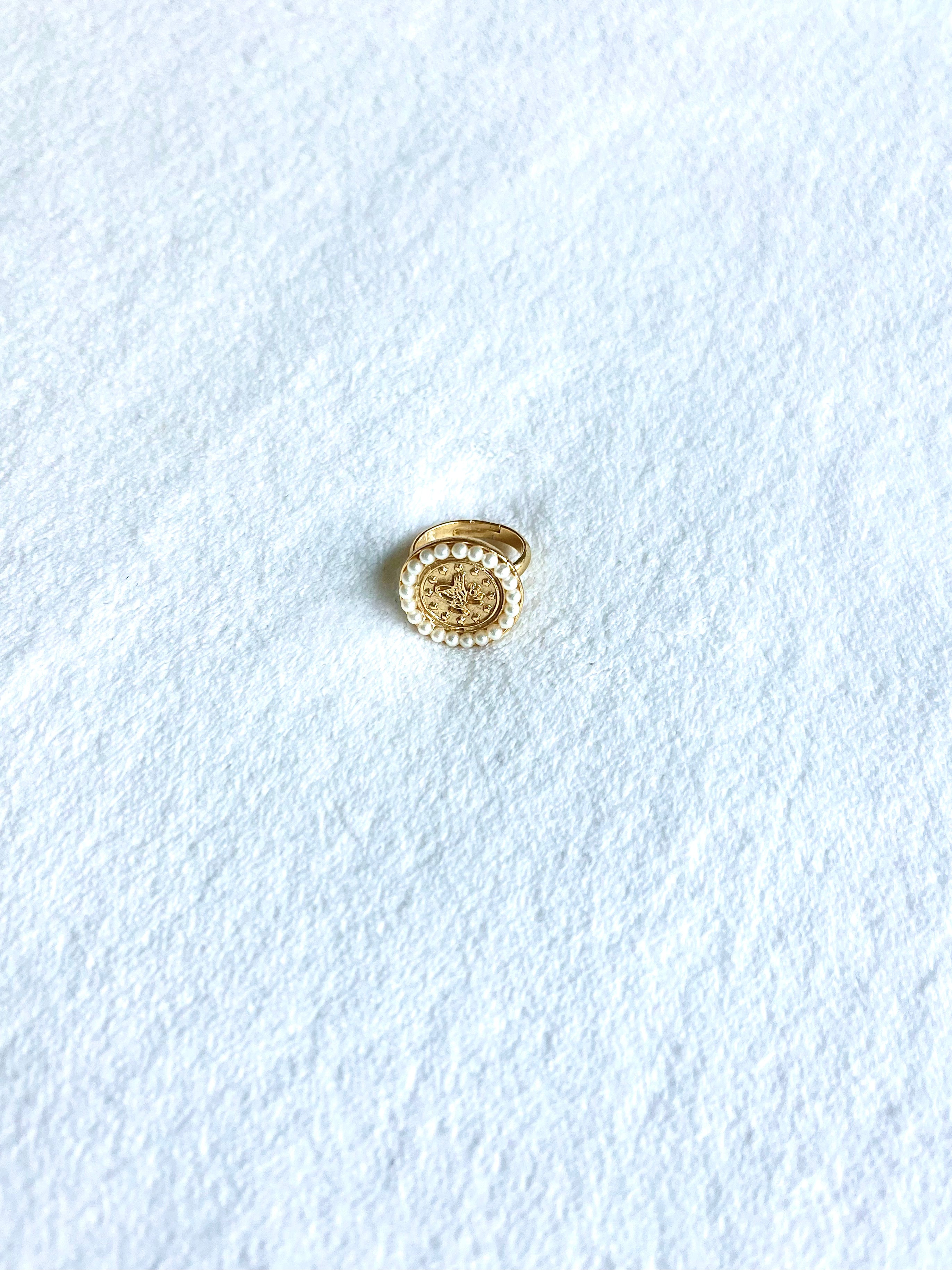 Asiyah's Collection - Vintage Pearl Ring - Ring