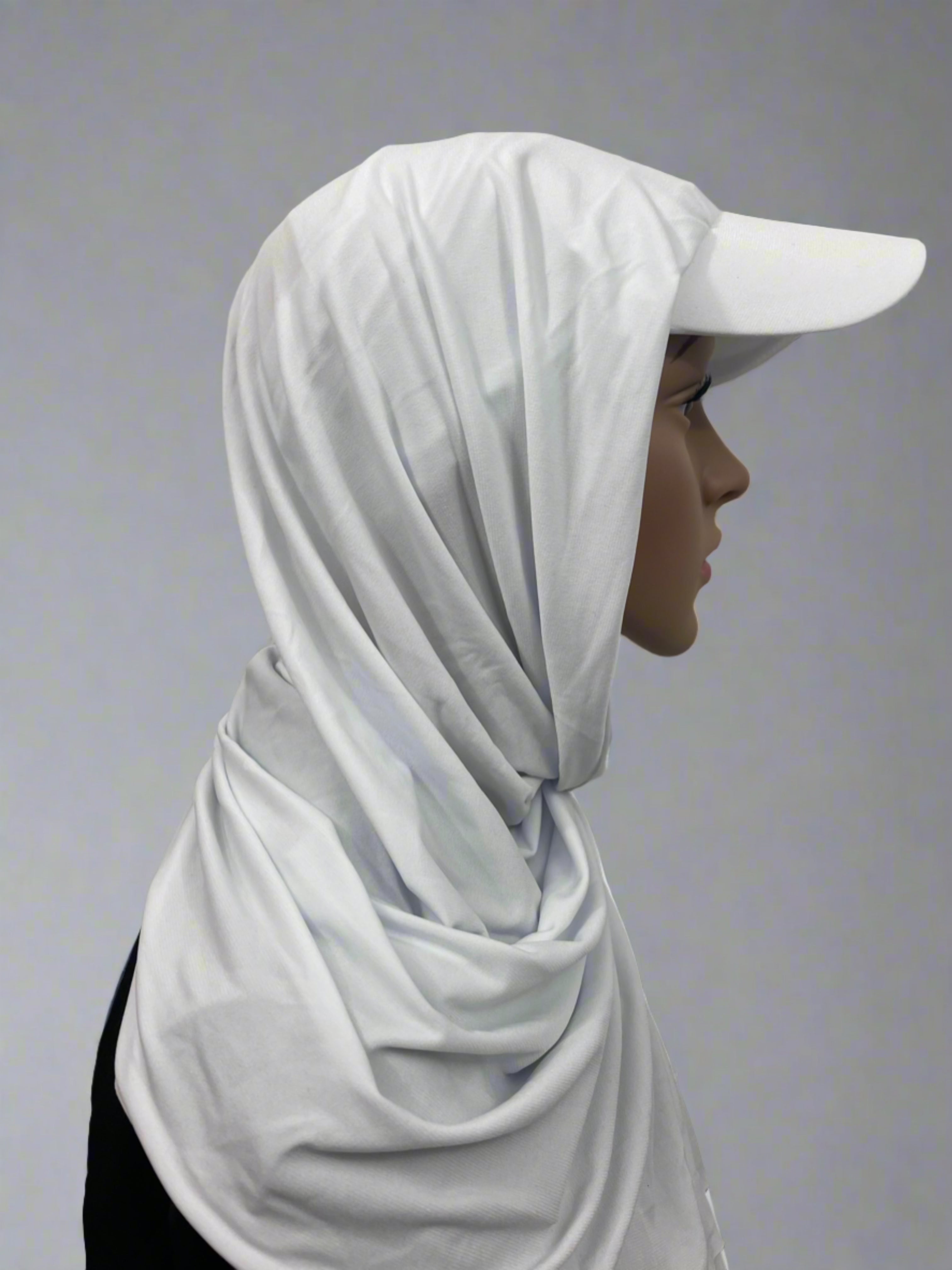 Asiyah's Collection - Premium Jersey Hijab with Cap - Hijab