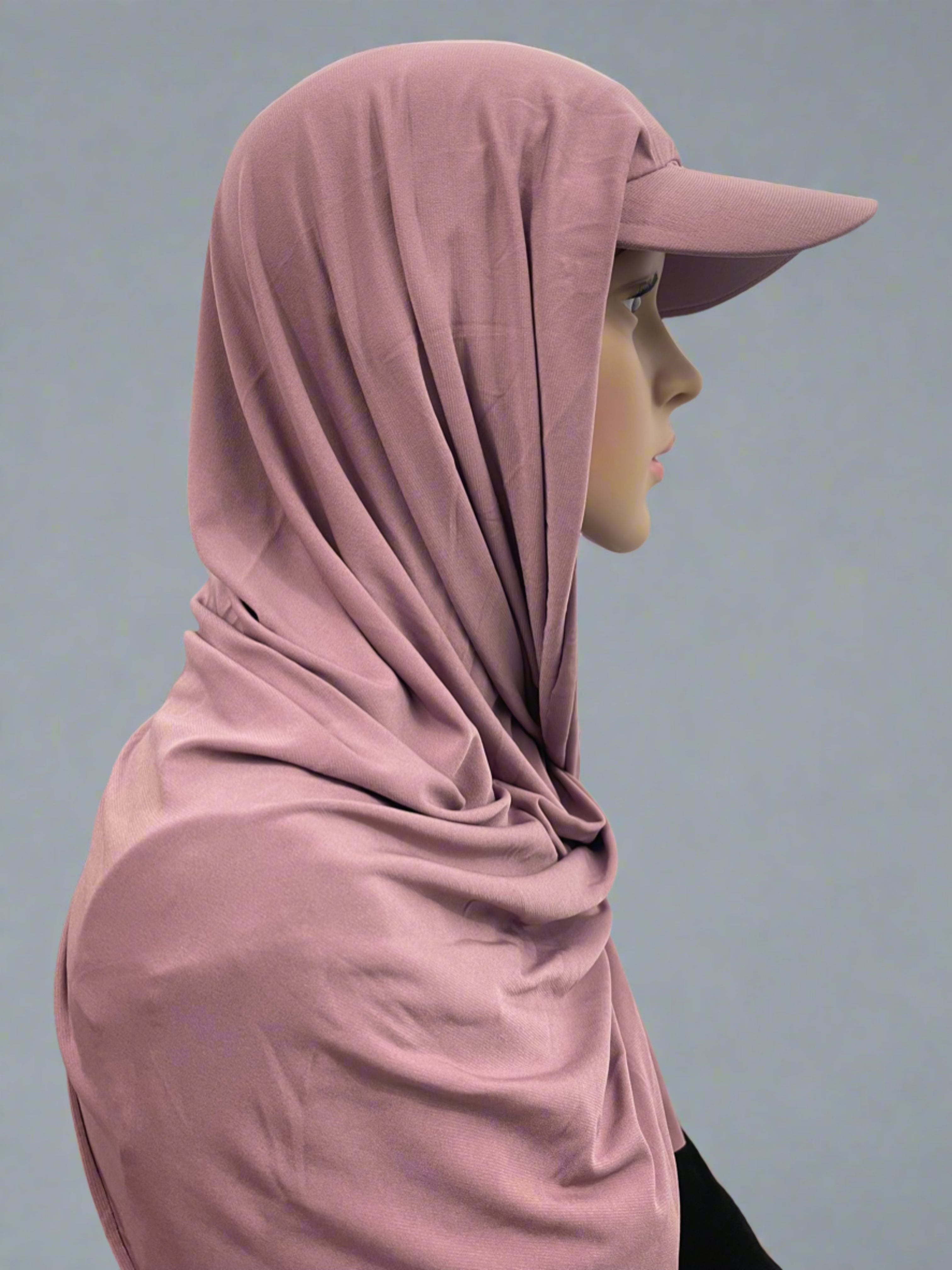 Asiyah's Collection - Premium Jersey Hijab with Cap - Hijab