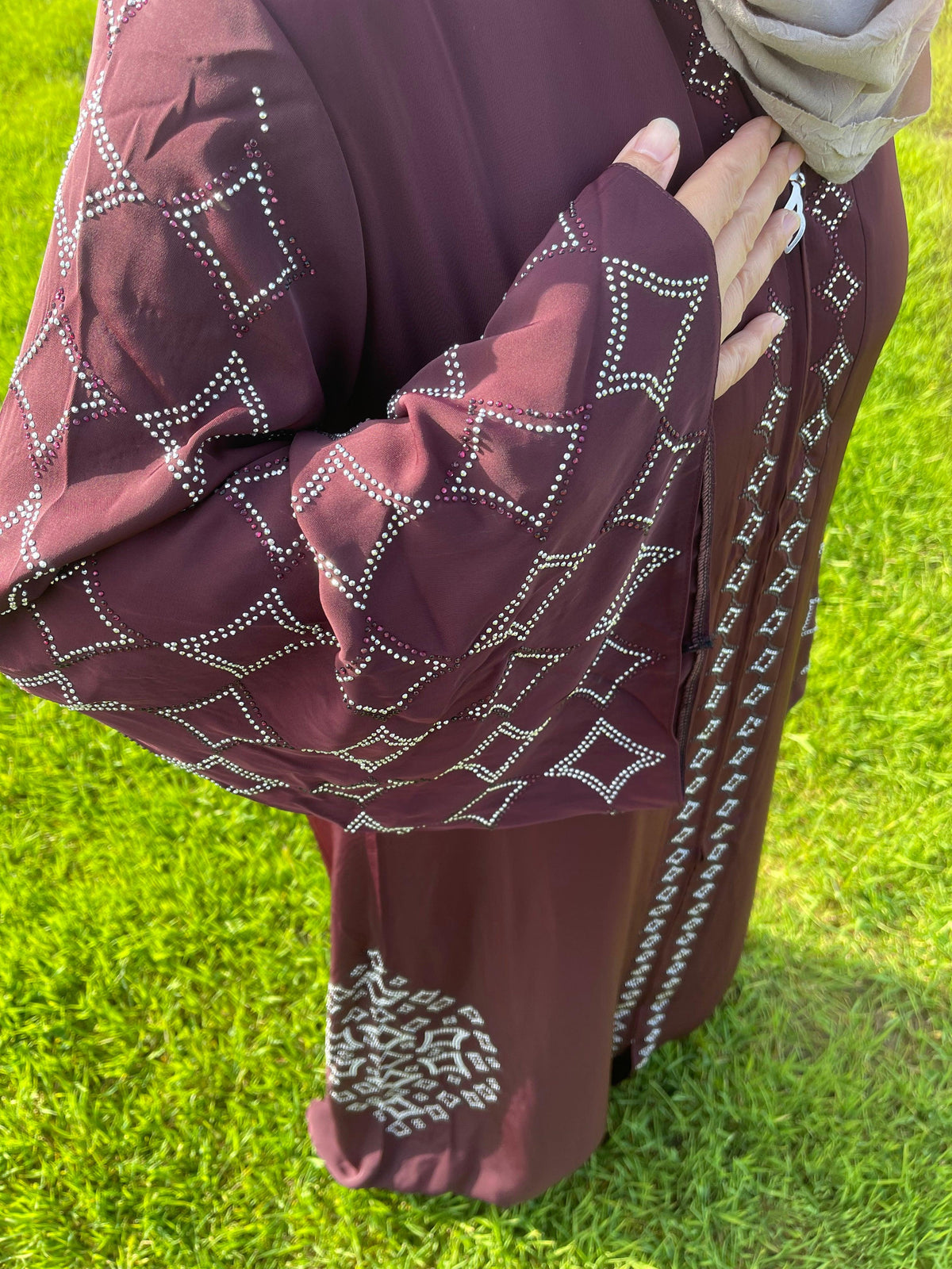 Asiyah's Collection - Sequined Abaya – Glamorous & Modest | Asiyah’s Collection - Abaya