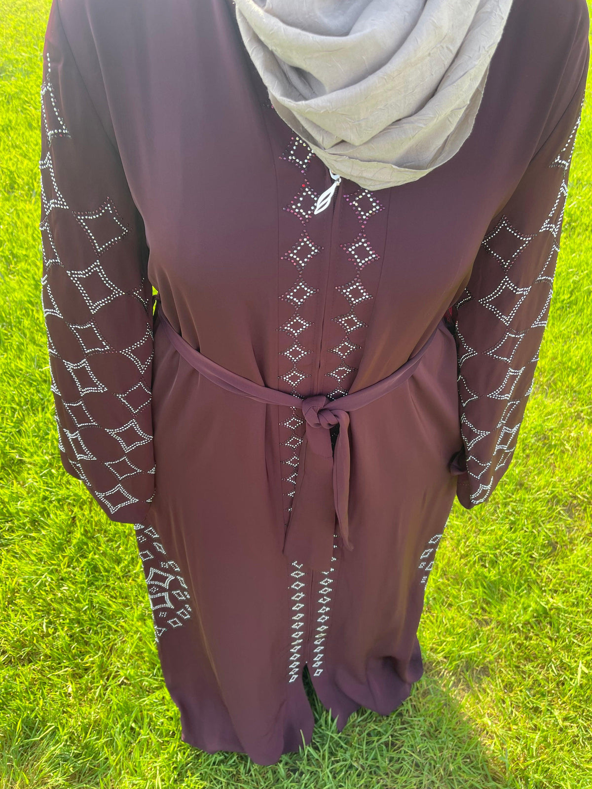 Asiyah's Collection - Sequined Abaya – Glamorous & Modest | Asiyah’s Collection - Abaya