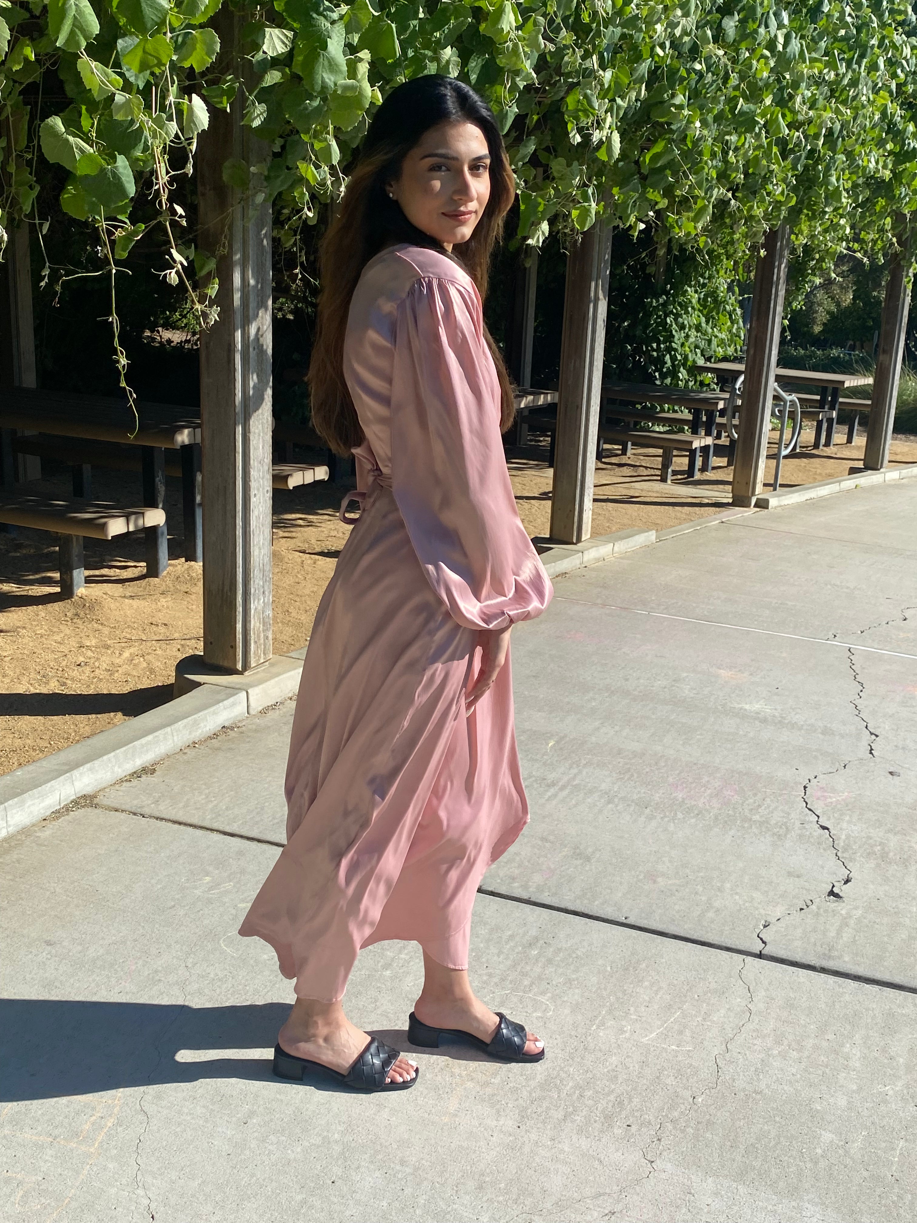 Asiyah's Collection - Tie Waist Maxi Dress. - Dress
