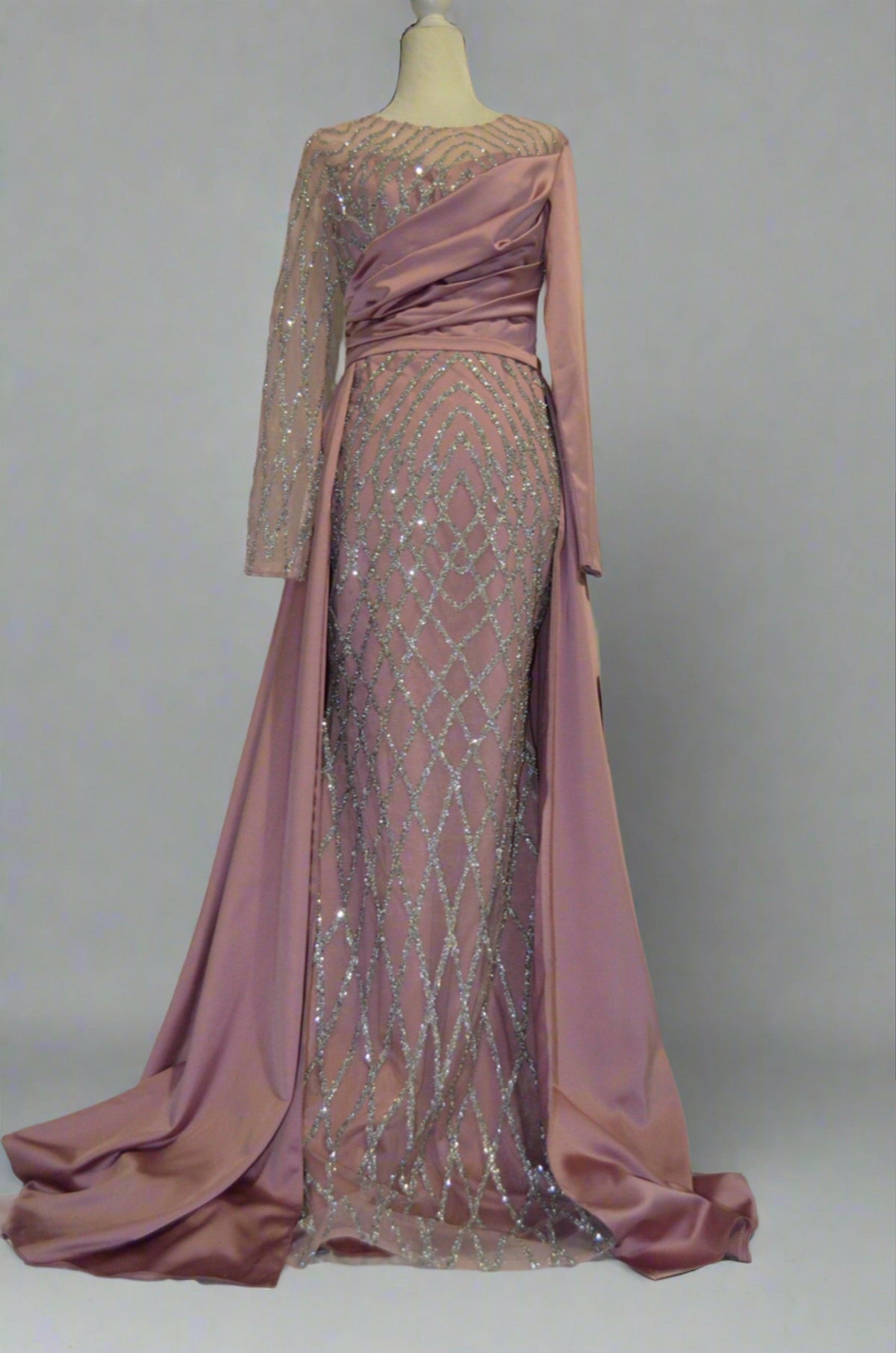 Asiyah's Collection - Beautifully Sequinced Maxi Dress - Dress